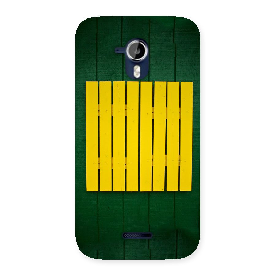 Yellow Fence Back Case for Micromax Canvas Magnus A117