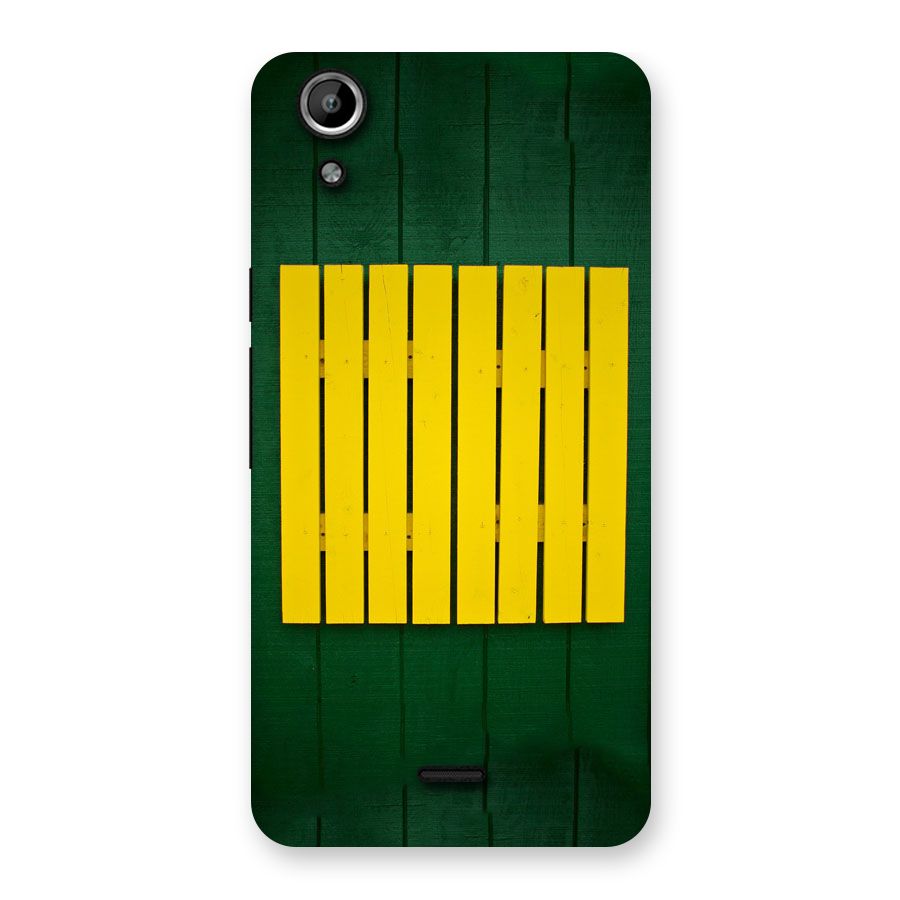 Yellow Fence Back Case for Micromax Canvas Selfie Lens Q345