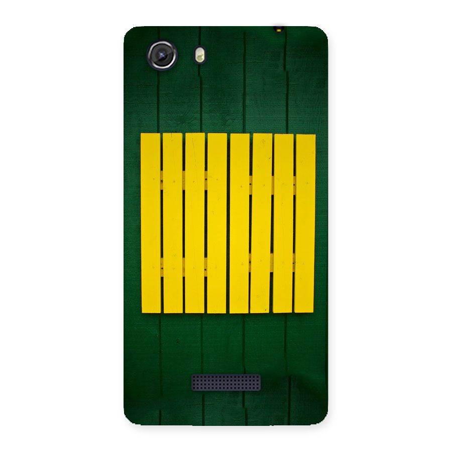 Yellow Fence Back Case for Micromax Unite 3