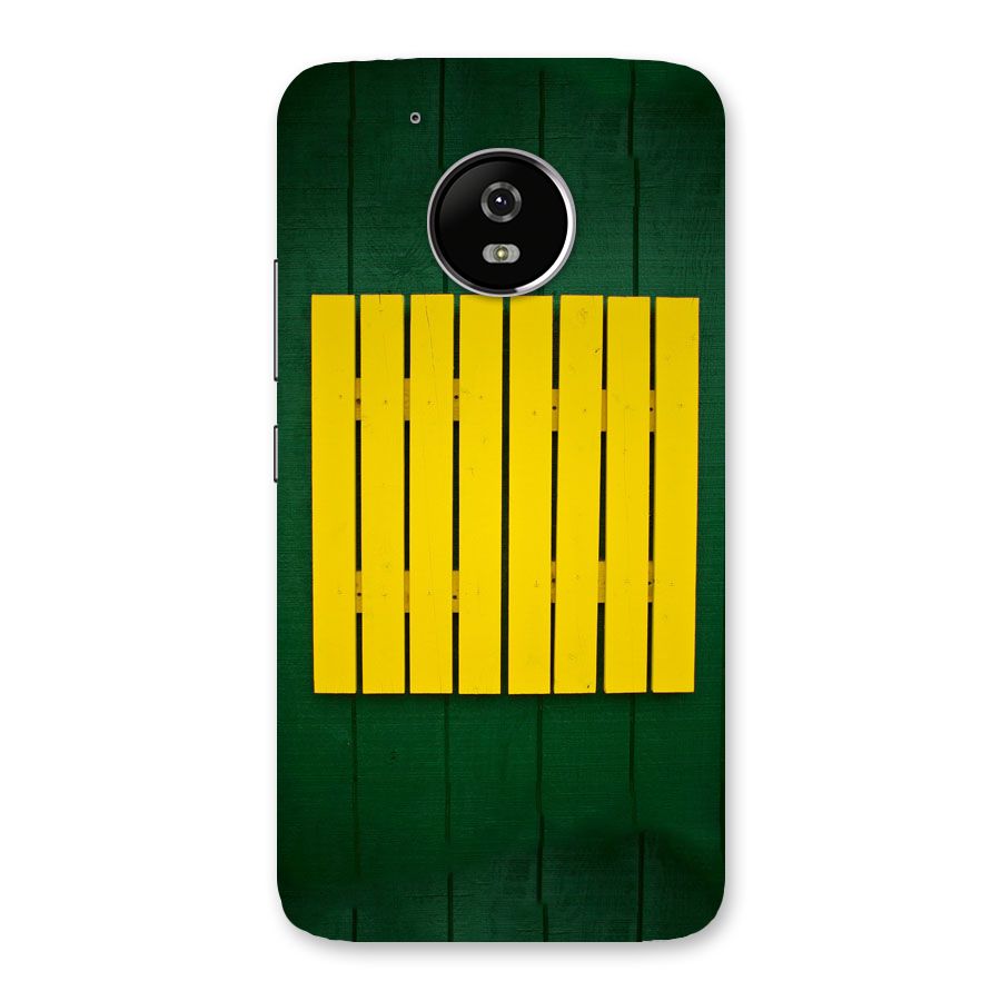Yellow Fence Back Case for Moto G5