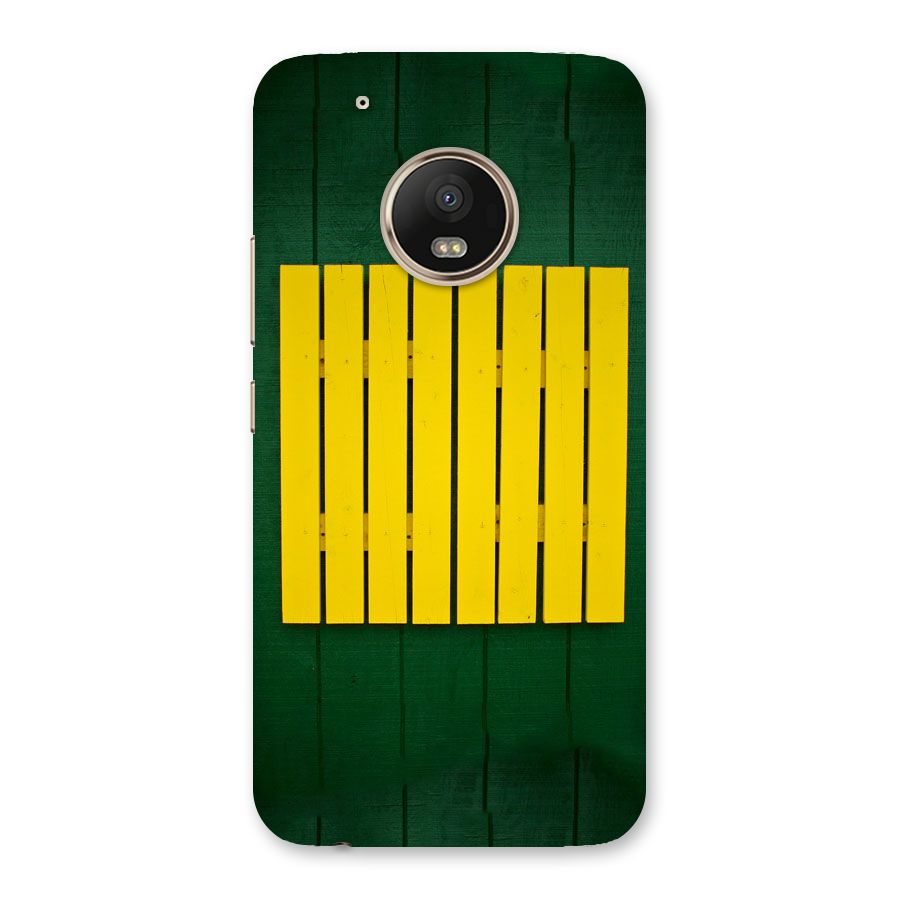 Yellow Fence Back Case for Moto G5 Plus