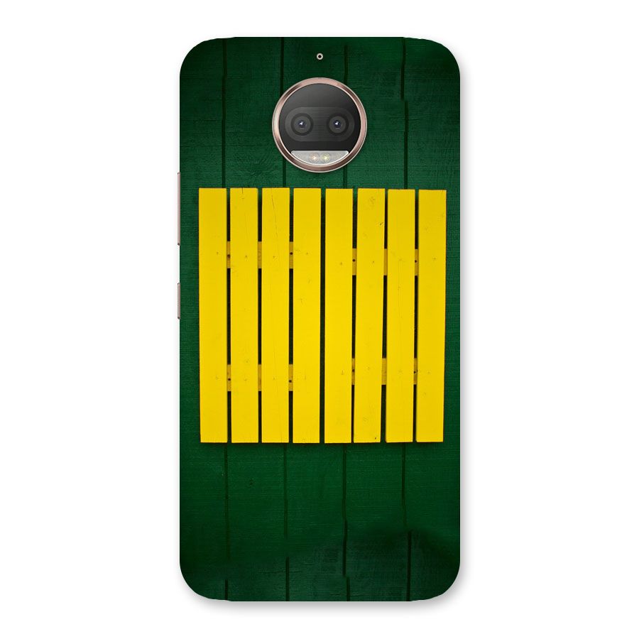 Yellow Fence Back Case for Moto G5s Plus