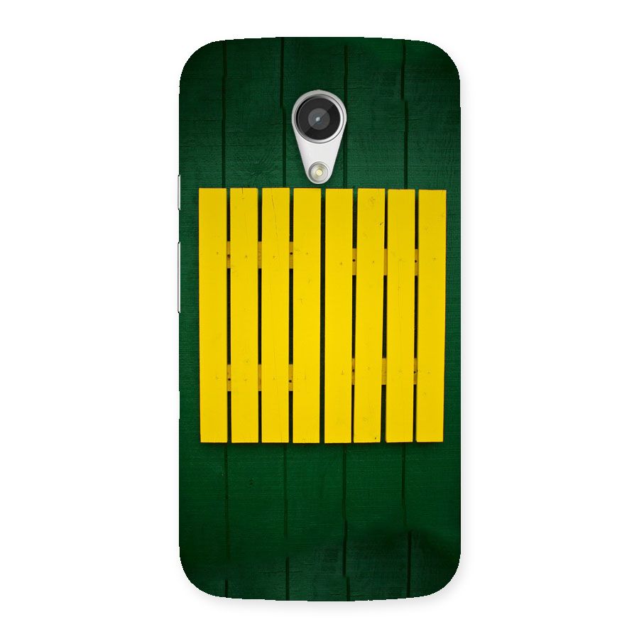 Yellow Fence Back Case for Moto G 2nd Gen