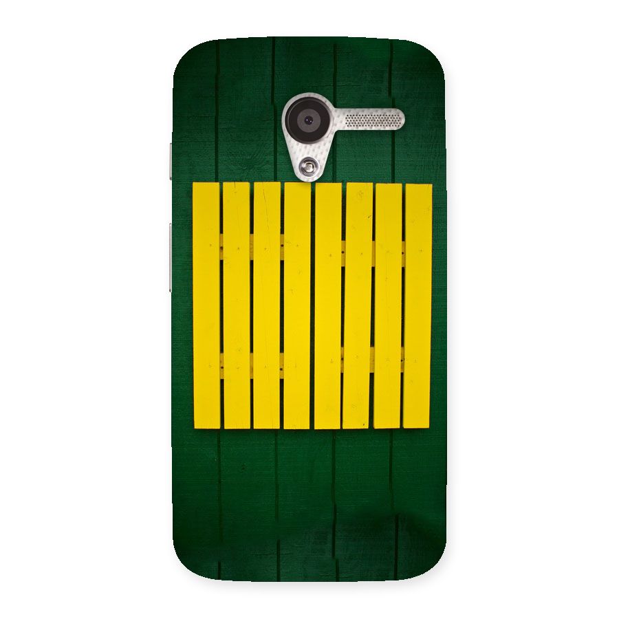 Yellow Fence Back Case for Moto X