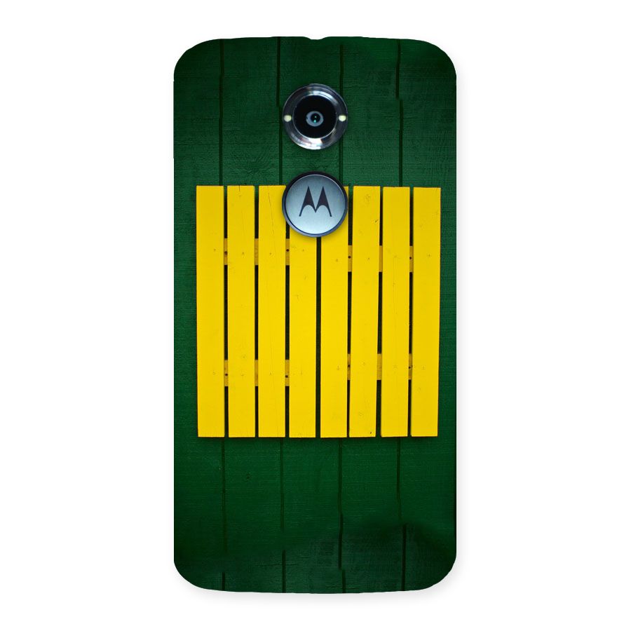Yellow Fence Back Case for Moto X 2nd Gen