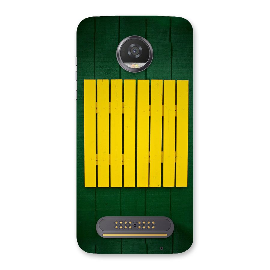 Yellow Fence Back Case for Moto Z2 Play