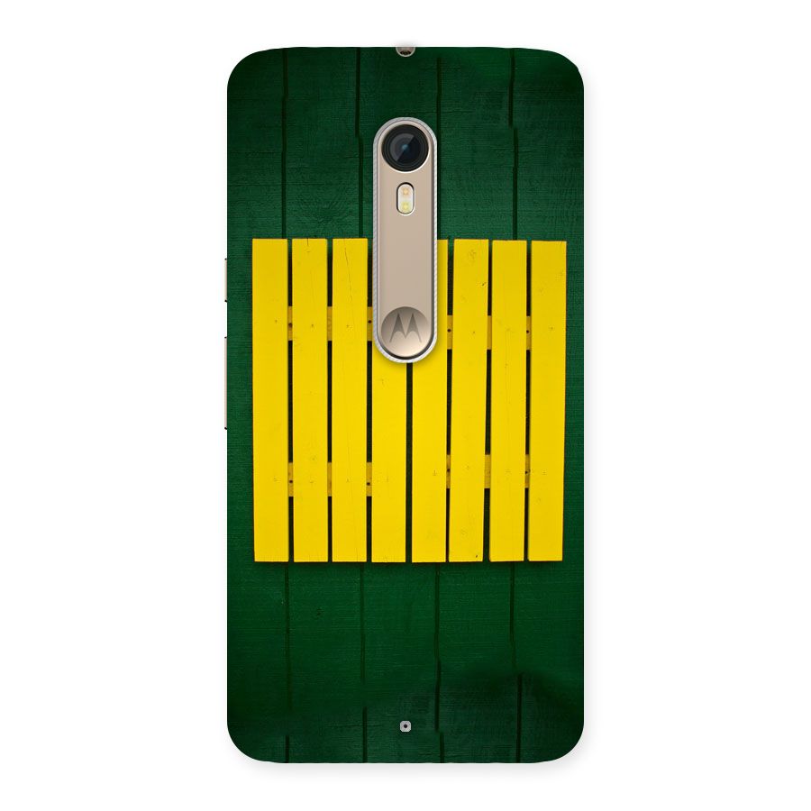 Yellow Fence Back Case for Motorola Moto X Style