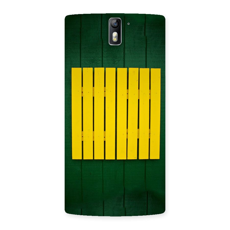 Yellow Fence Back Case for One Plus One