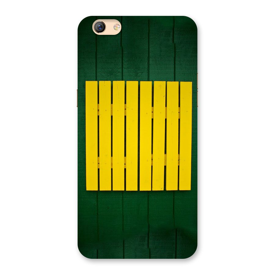 Yellow Fence Back Case for Oppo F3 Plus