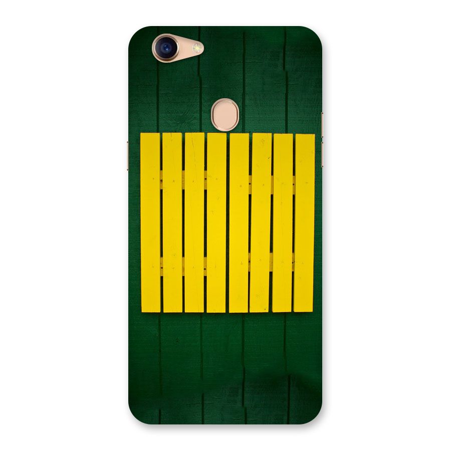 Yellow Fence Back Case for Oppo F5