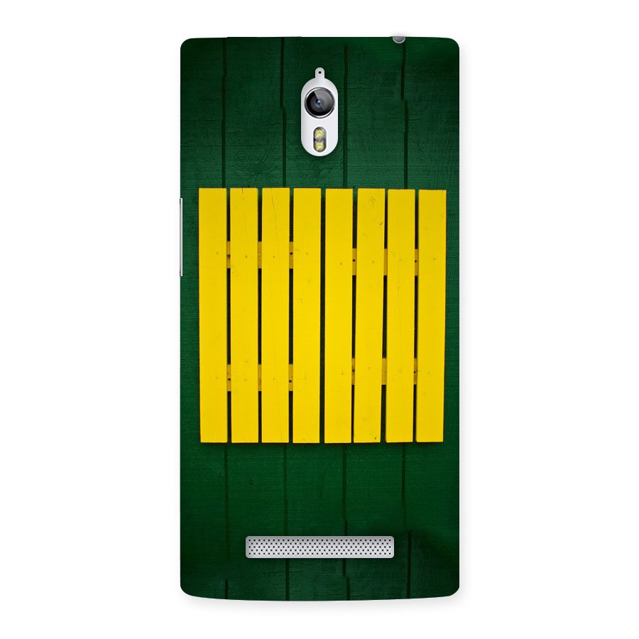 Yellow Fence Back Case for Oppo Find 7