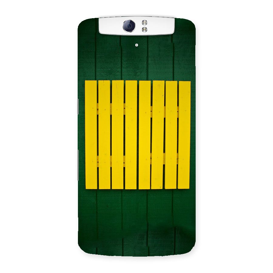 Yellow Fence Back Case for Oppo N1