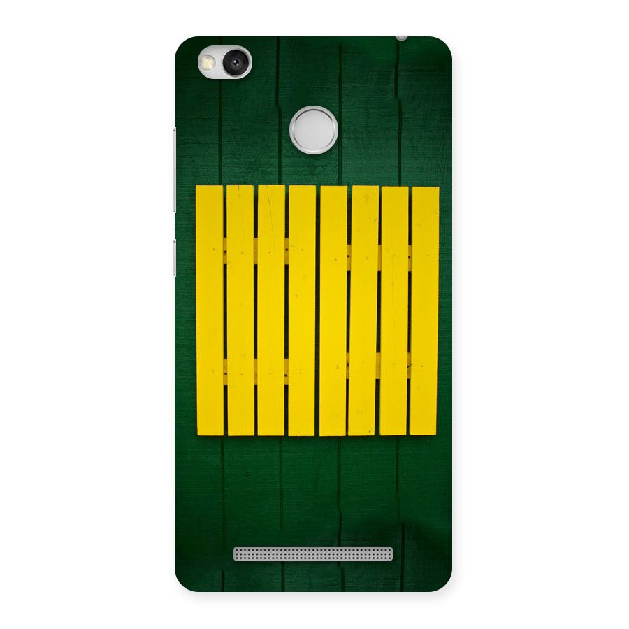 Yellow Fence Back Case for Redmi 3S Prime