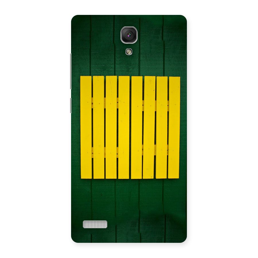 Yellow Fence Back Case for Redmi Note Prime