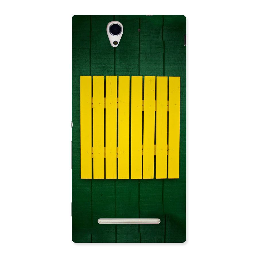 Yellow Fence Back Case for Sony Xperia C3