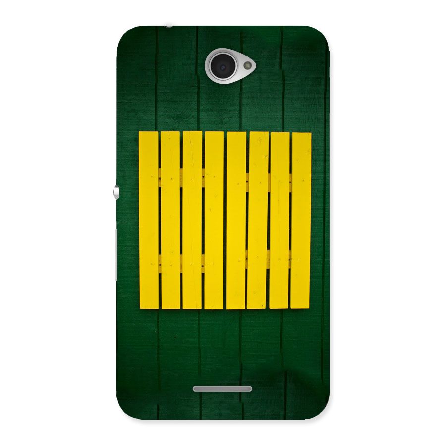 Yellow Fence Back Case for Sony Xperia E4