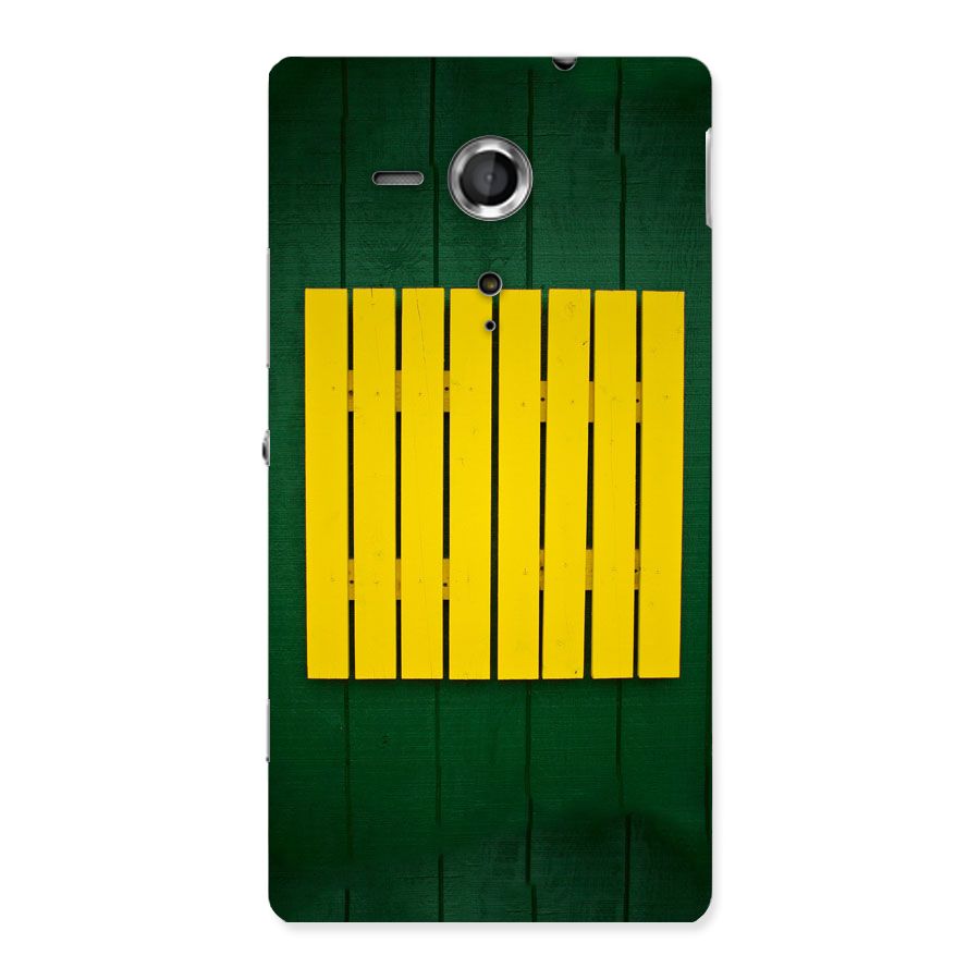 Yellow Fence Back Case for Sony Xperia SP