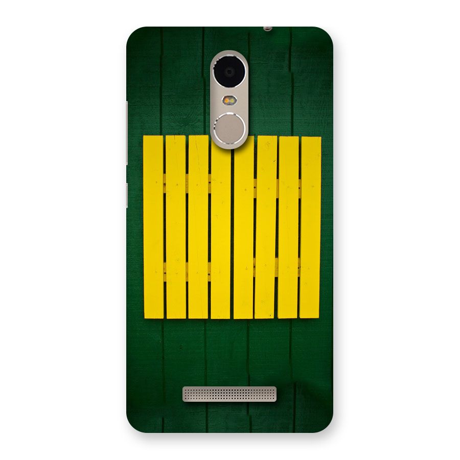 Yellow Fence Back Case for Xiaomi Redmi Note 3