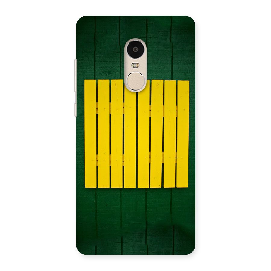 Yellow Fence Back Case for Xiaomi Redmi Note 4