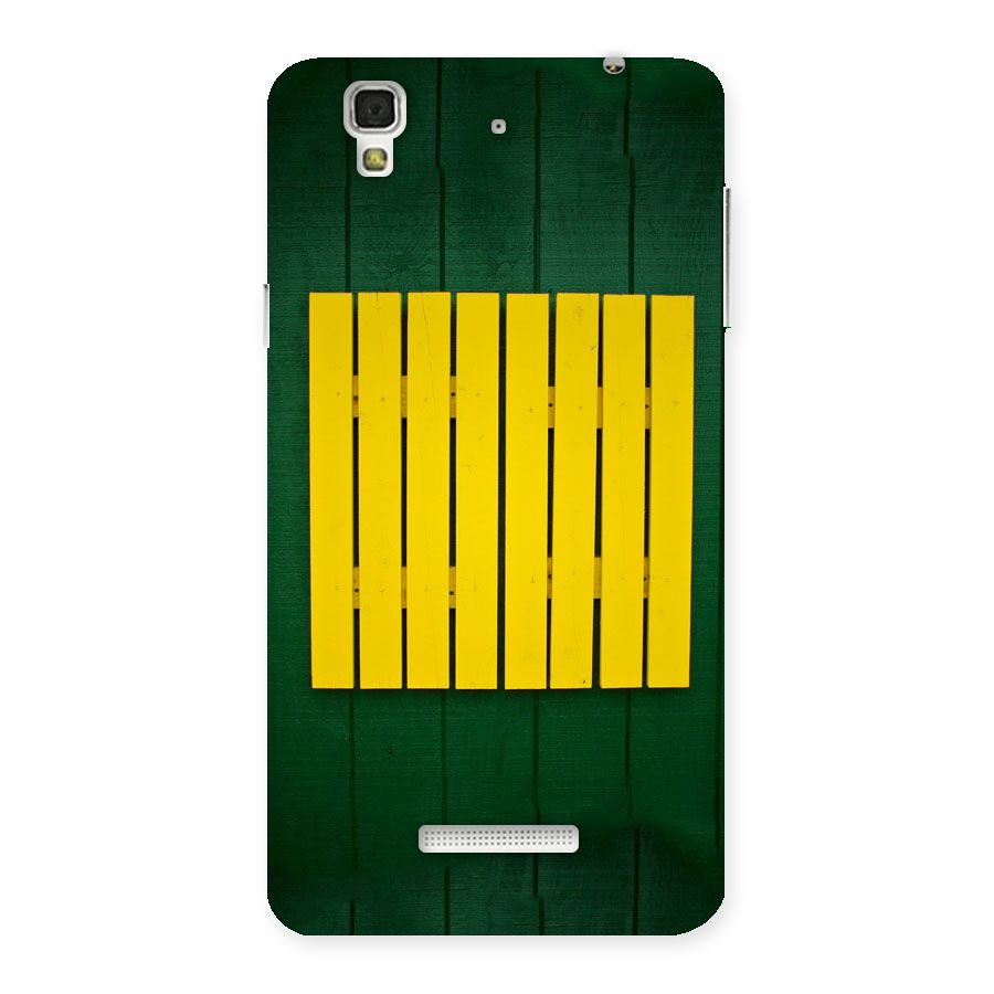 Yellow Fence Back Case for YU Yureka Plus