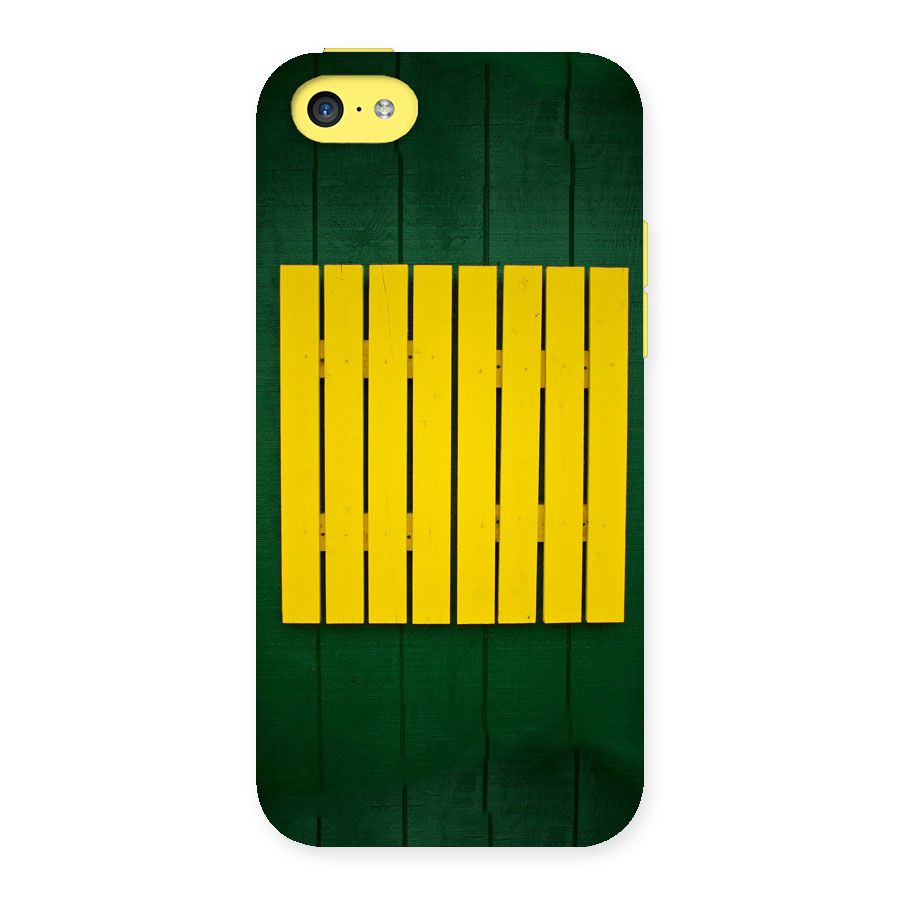 Yellow Fence Back Case for iPhone 5C