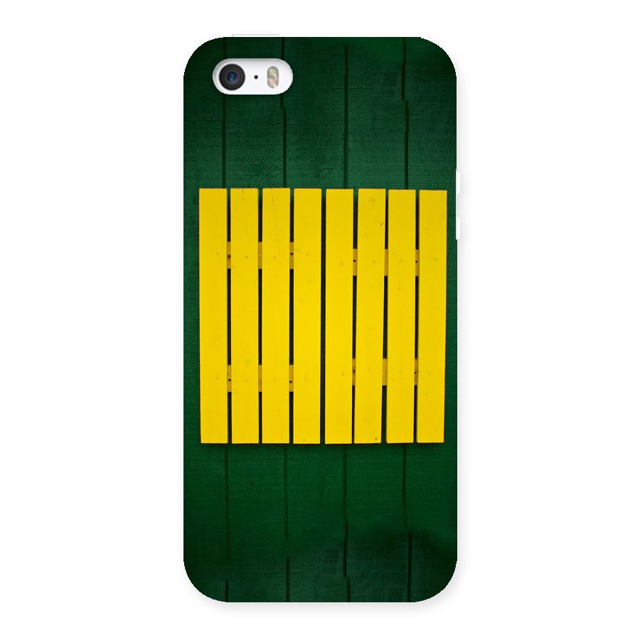 Yellow Fence Back Case for iPhone SE