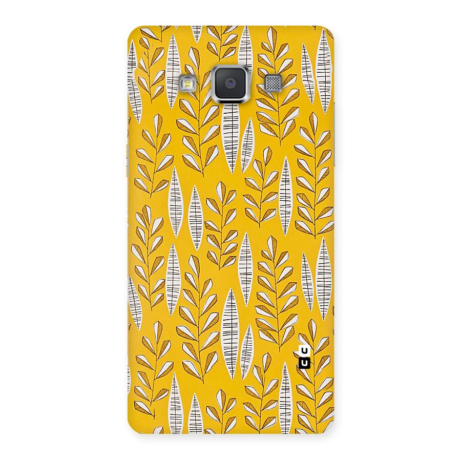 Yellow Leaf Pattern Back Case for Galaxy Grand Max