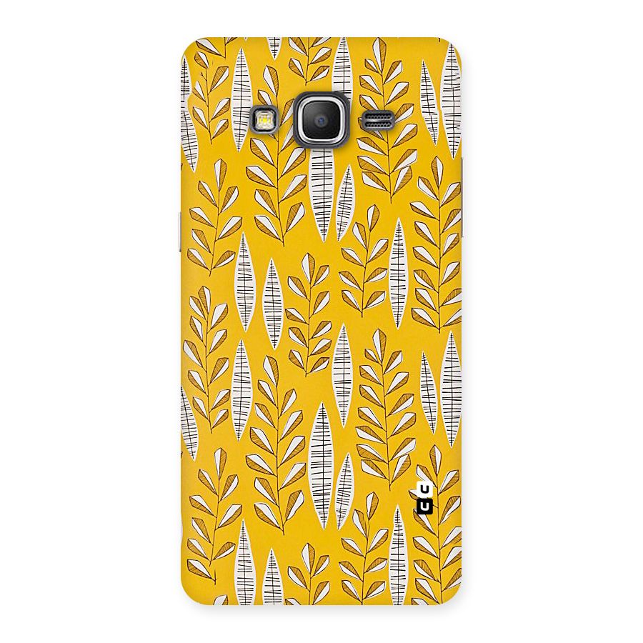 Yellow Leaf Pattern Back Case for Galaxy Grand Prime