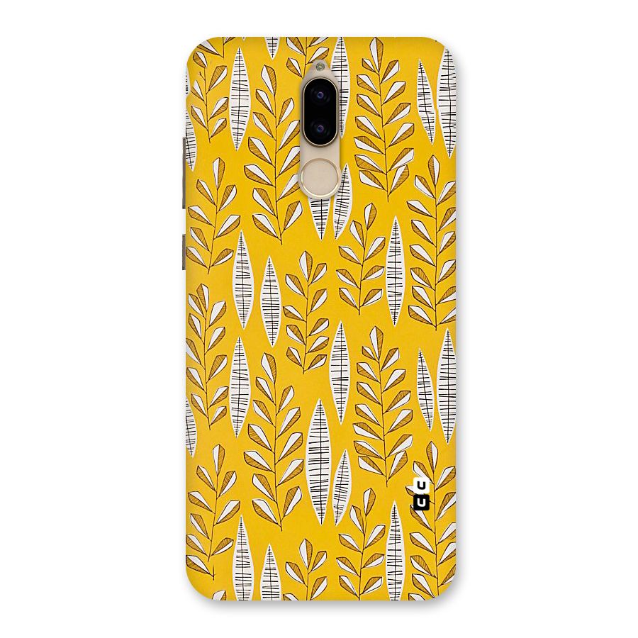Yellow Leaf Pattern Back Case for Honor 9i