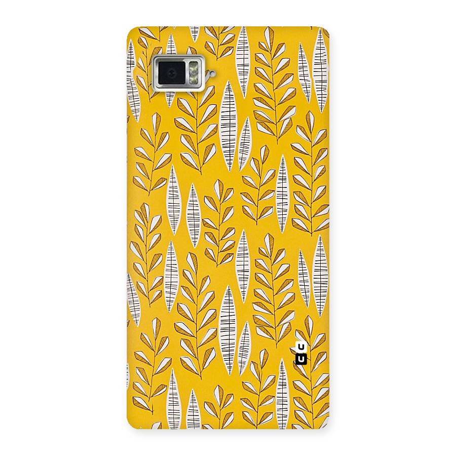 Yellow Leaf Pattern Back Case for Vibe Z2 Pro K920