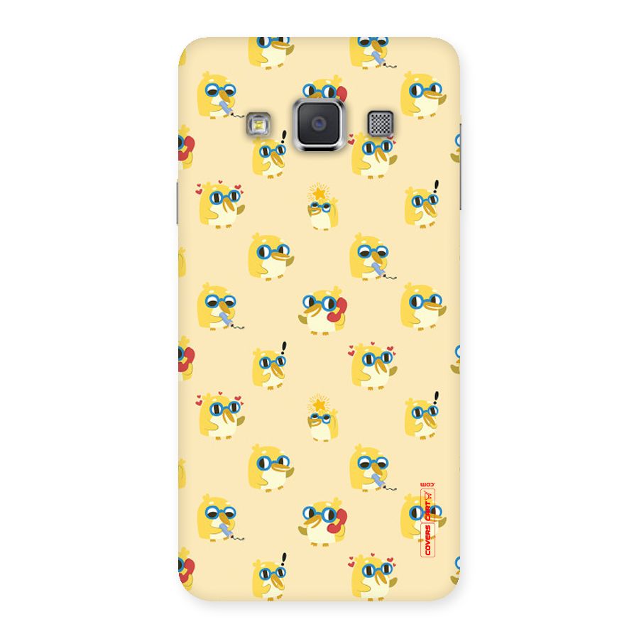 Yellow Parrot Back Case for Galaxy A3