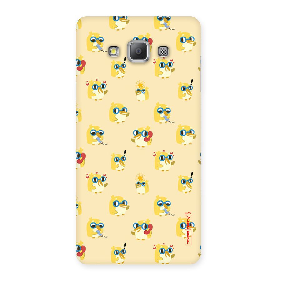 Yellow Parrot Back Case for Galaxy A7