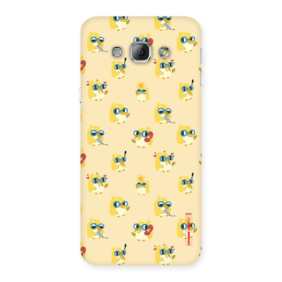 Yellow Parrot Back Case for Galaxy A8