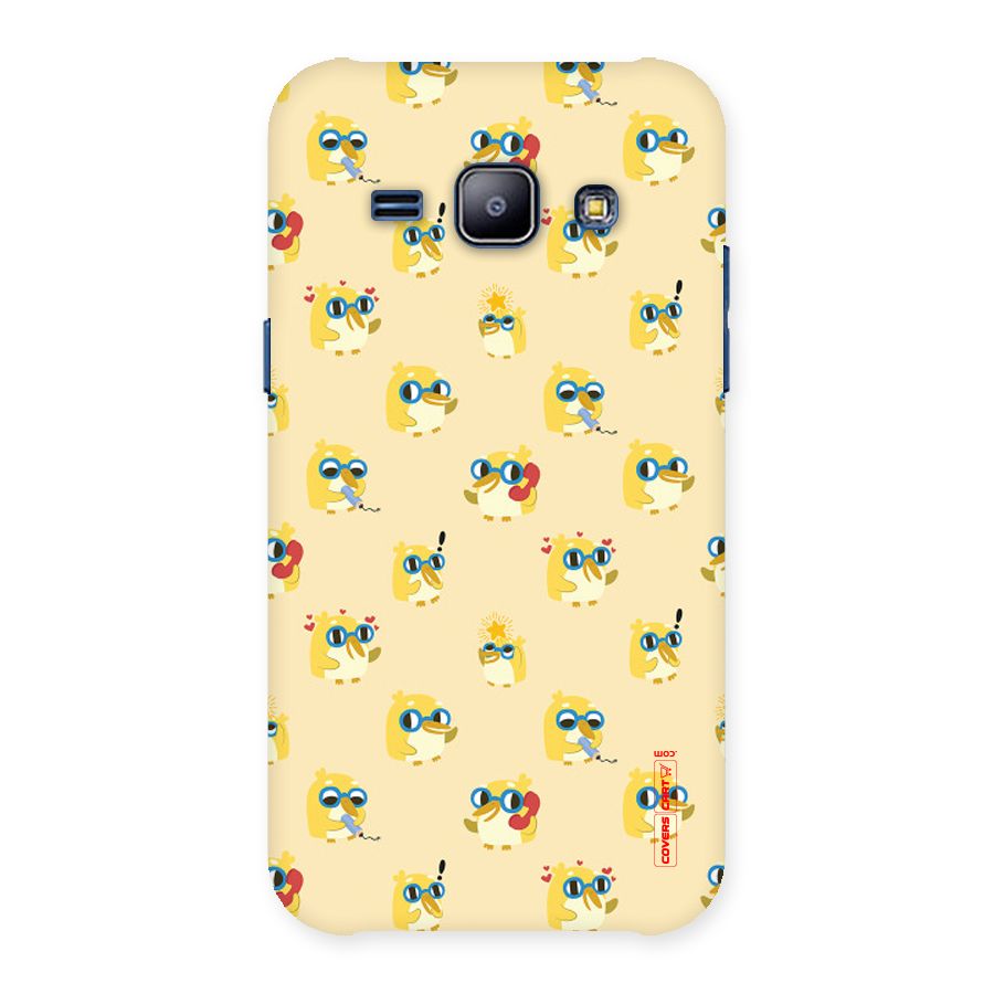 Yellow Parrot Back Case for Galaxy J1