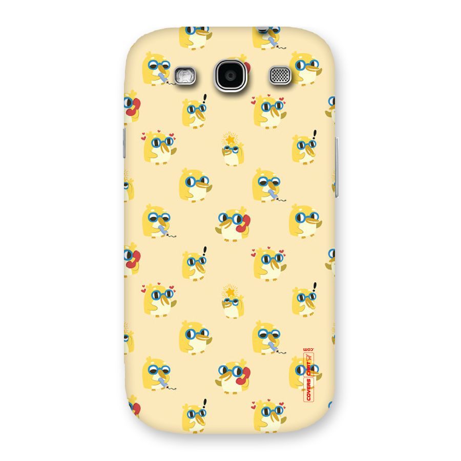Yellow Parrot Back Case for Galaxy S3