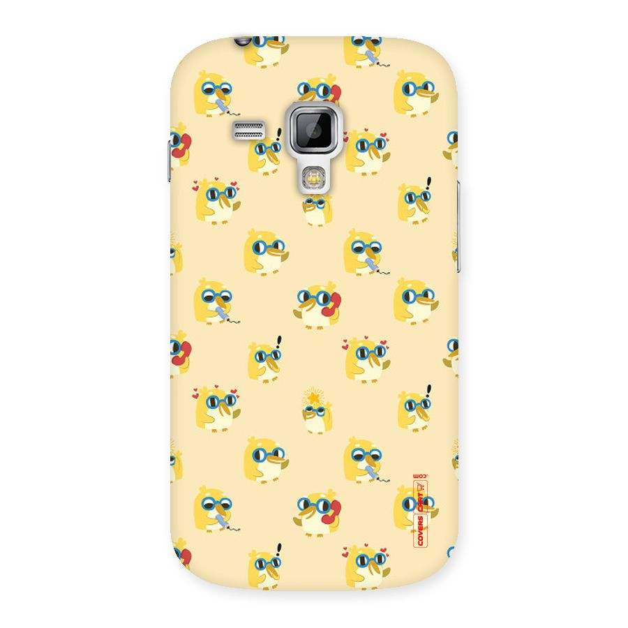 Yellow Parrot Back Case for Galaxy S Duos