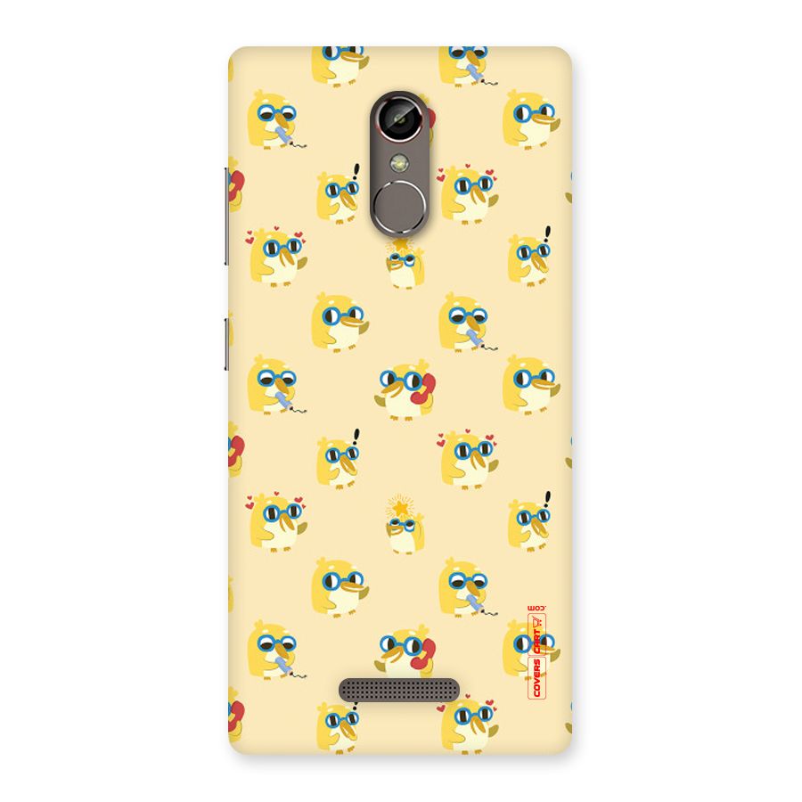 Yellow Parrot Back Case for Gionee S6s