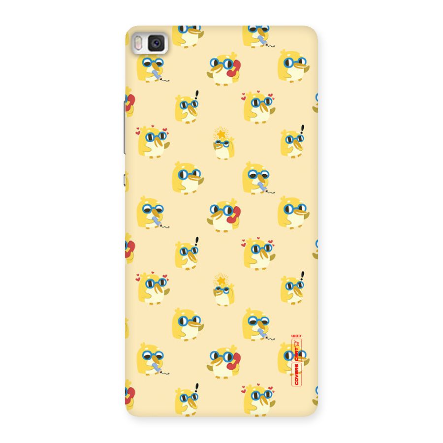 Yellow Parrot Back Case for Huawei P8