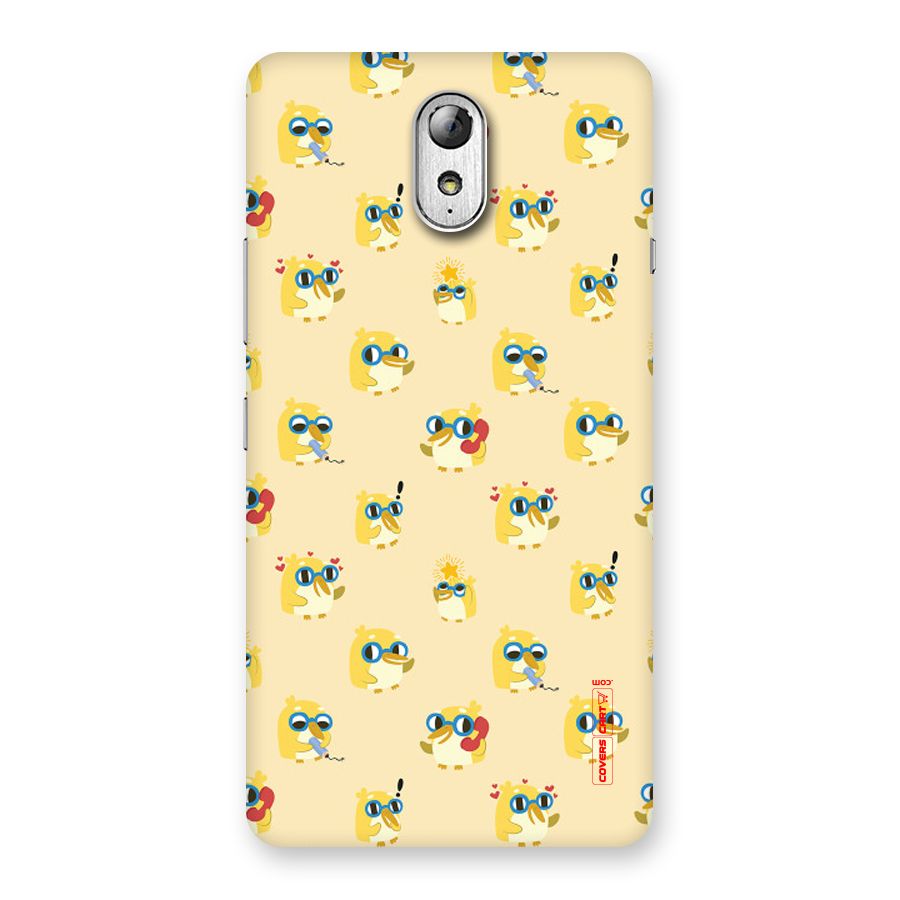 Yellow Parrot Back Case for Lenovo Vibe P1M