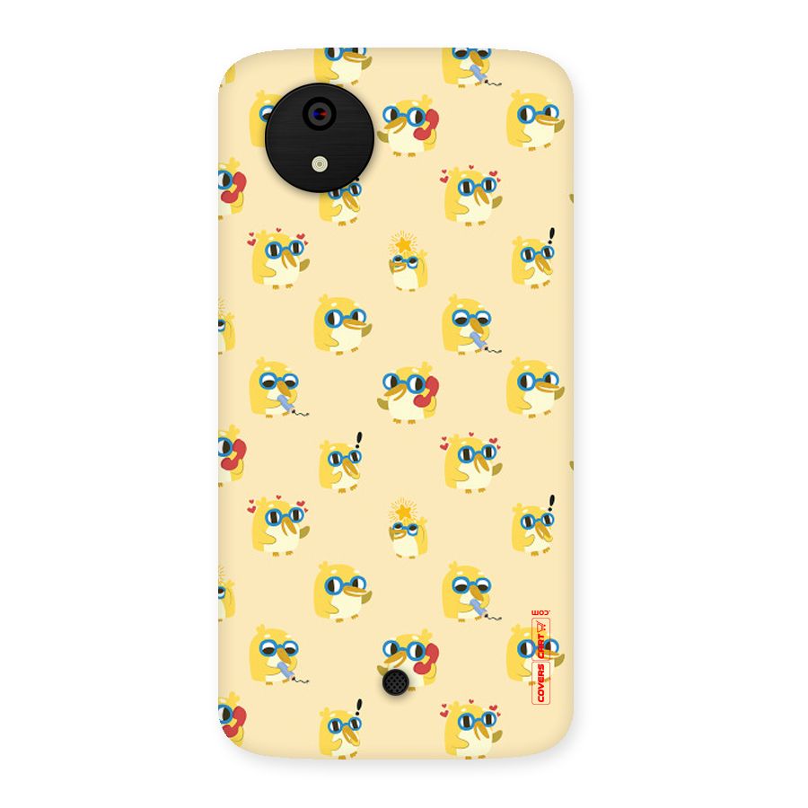 Yellow Parrot Back Case for Micromax Canvas A1