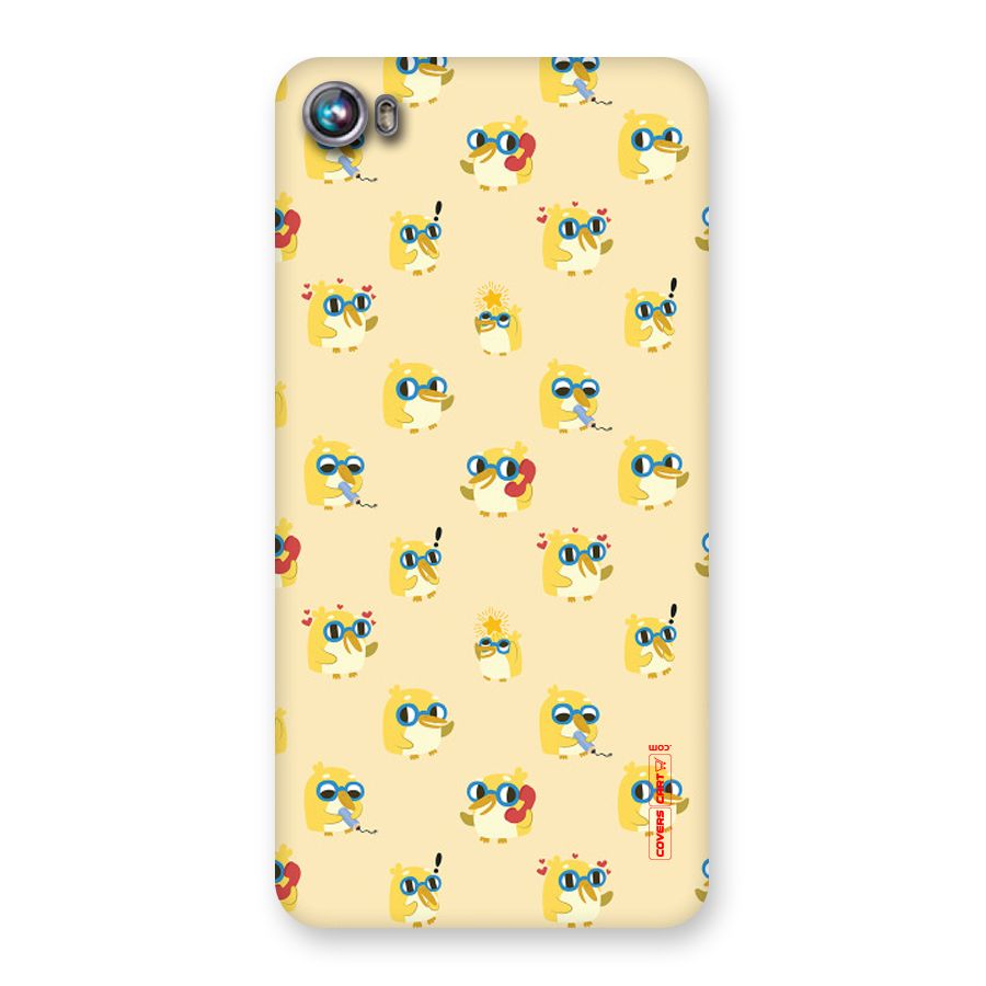 Yellow Parrot Back Case for Micromax Canvas Fire 4 A107