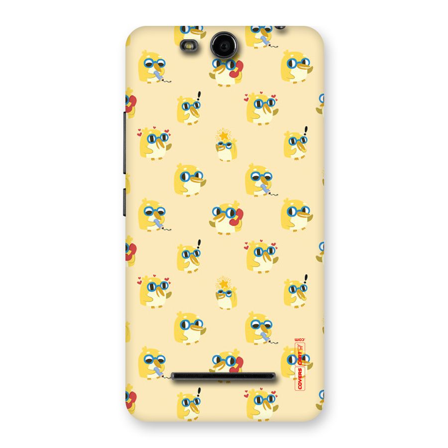 Yellow Parrot Back Case for Micromax Canvas Juice 3 Q392