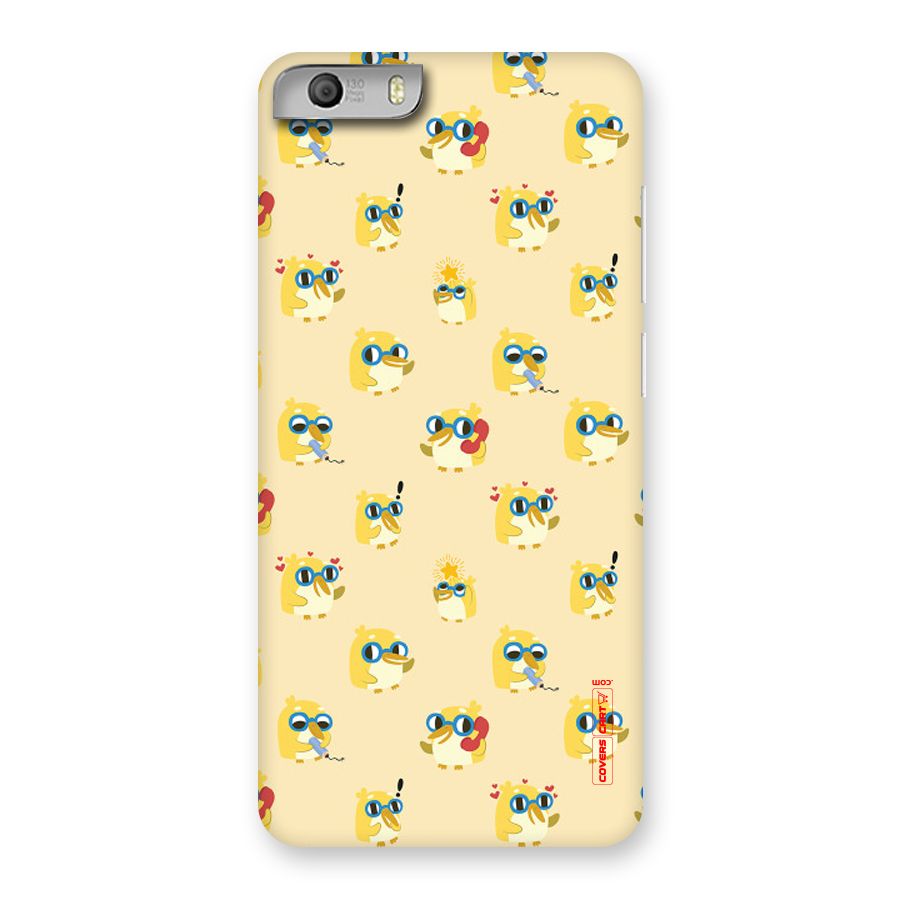 Yellow Parrot Back Case for Micromax Canvas Knight 2