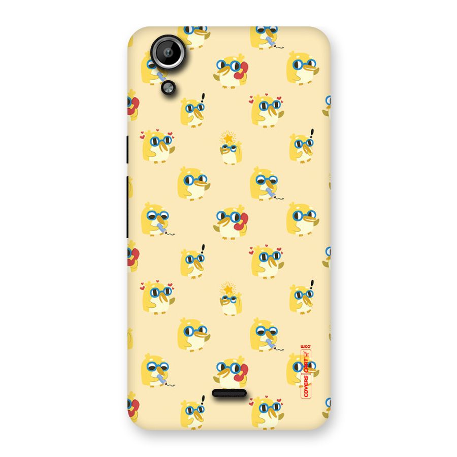 Yellow Parrot Back Case for Micromax Canvas Selfie Lens Q345