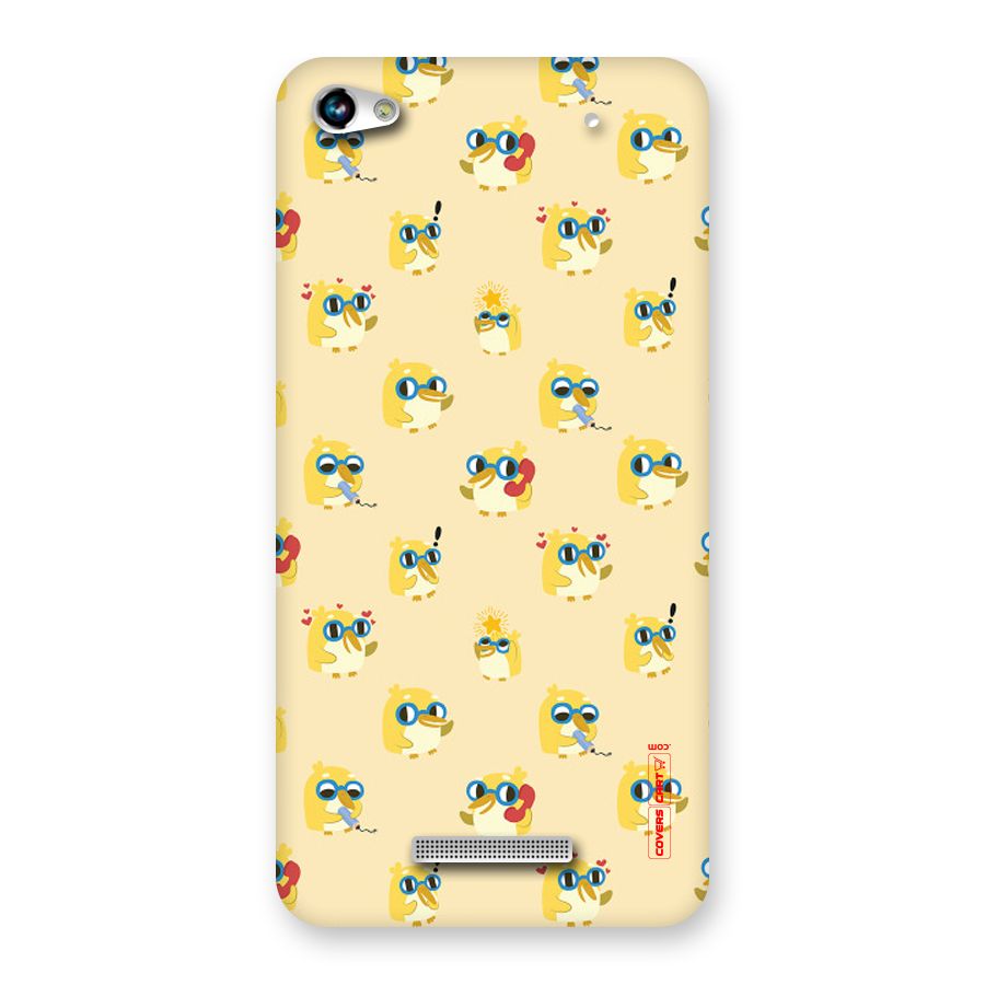 Yellow Parrot Back Case for Micromax Hue 2