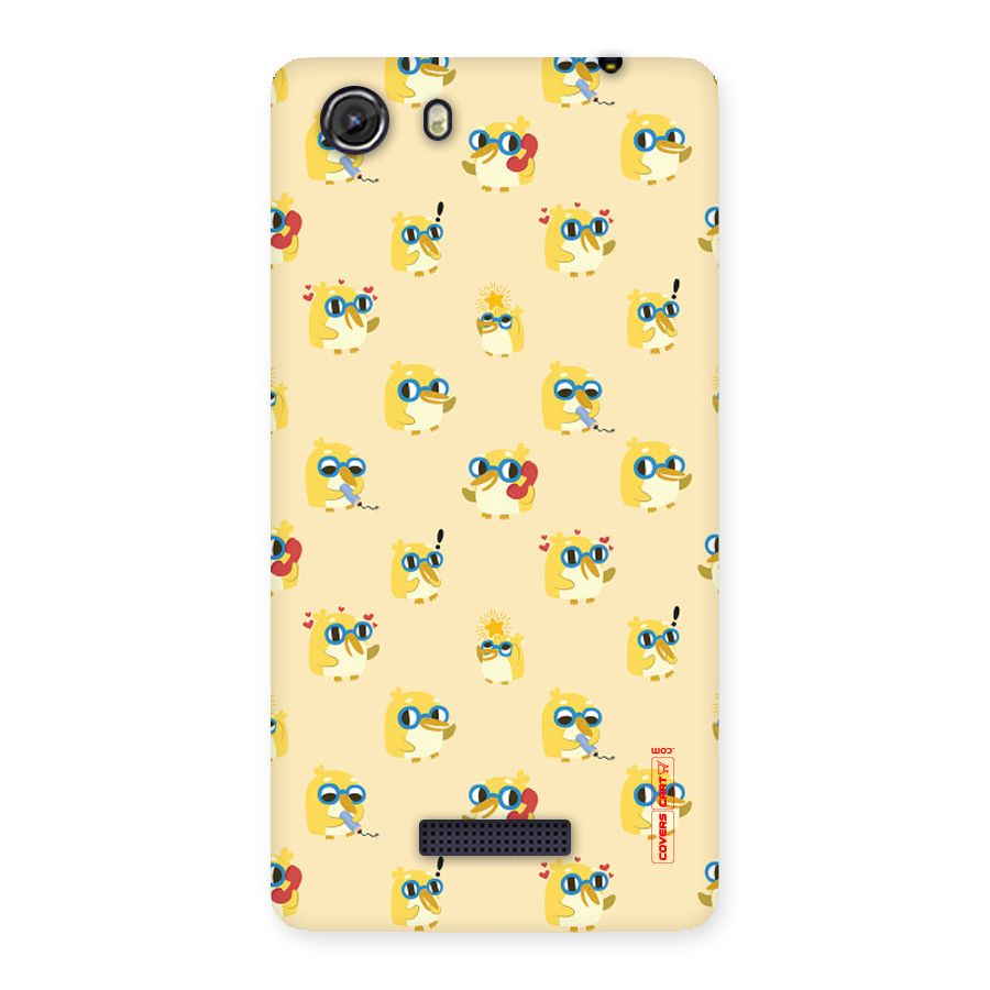 Yellow Parrot Back Case for Micromax Unite 3