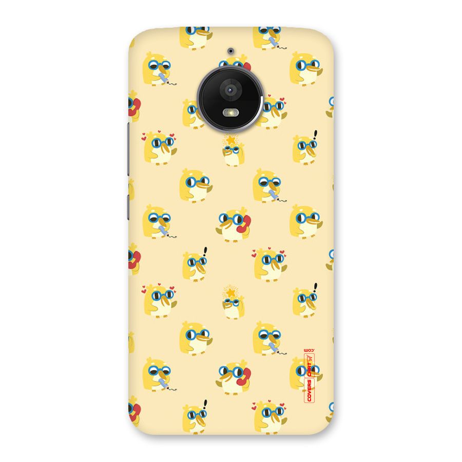 Yellow Parrot Back Case for Moto E4 Plus