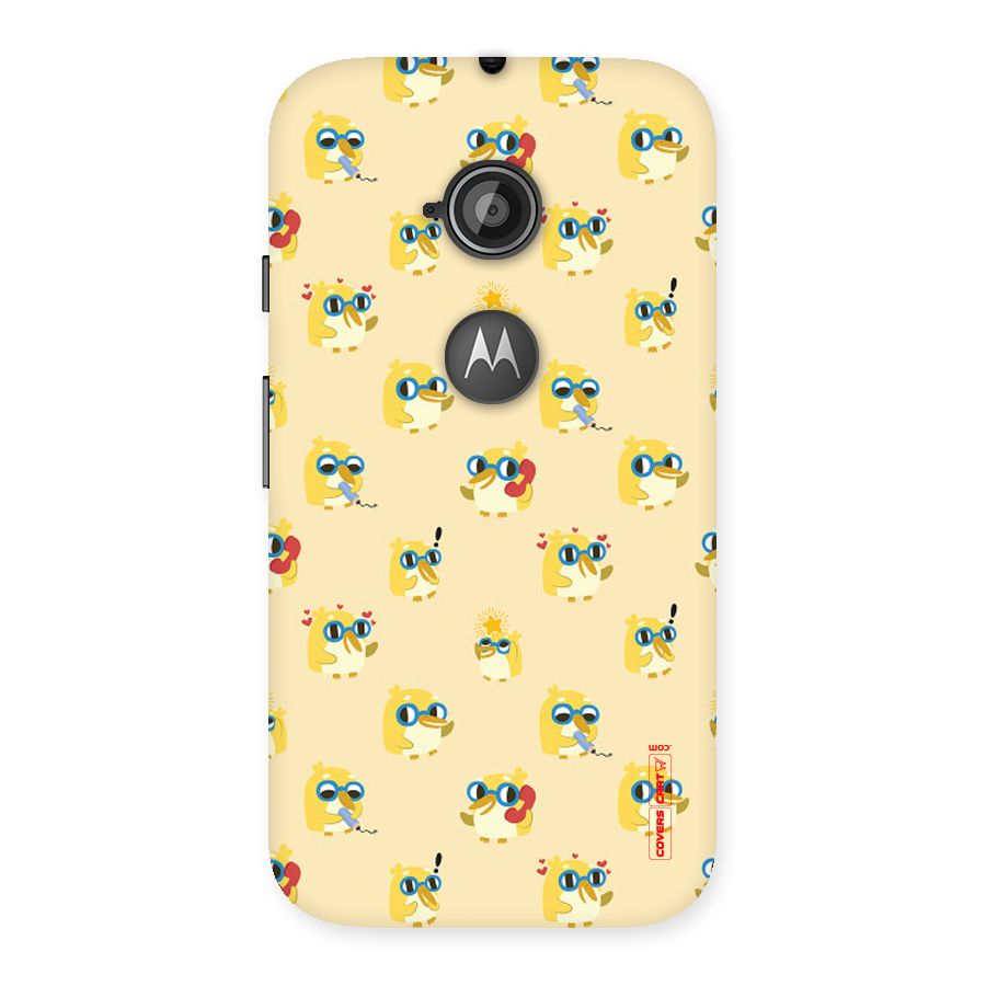 Yellow Parrot Back Case for Moto E 2nd Gen
