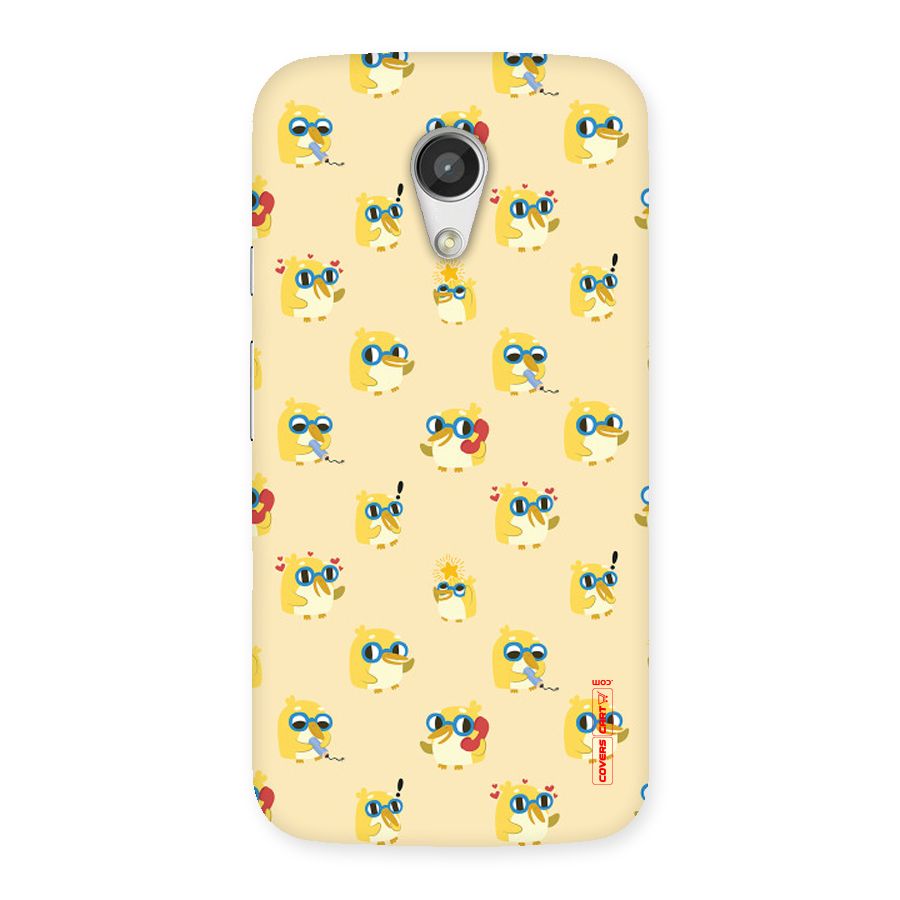 Yellow Parrot Back Case for Moto G 2nd Gen