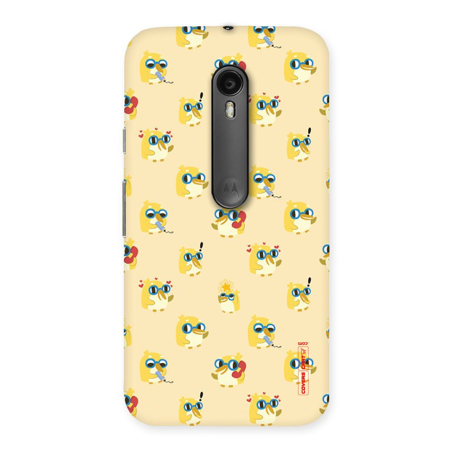 Yellow Parrot Back Case for Moto G Turbo